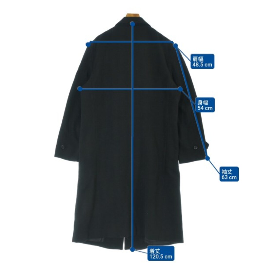 ISSEY MIYAKE - ISSEY MIYAKE イッセイミヤケ チェスターコート M 黒