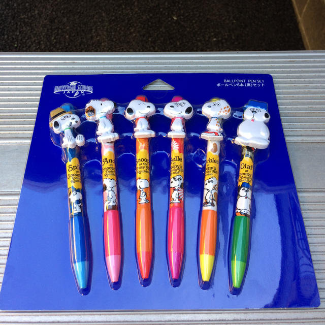ユニバ スヌーピー ボールペン 6本セット HAPPY PRICE！ 【S