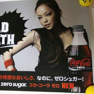 安室奈美恵 等身大ポスター コカコーラゼロ コカ・コーラ - 安室奈美恵