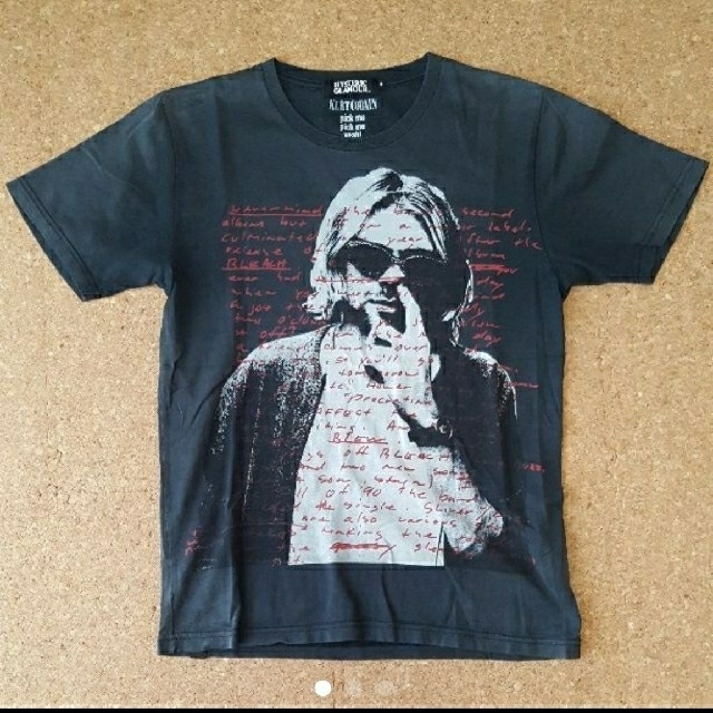 キムタク着同型同色 Mサイズ カートコバーンコラボTシャツ