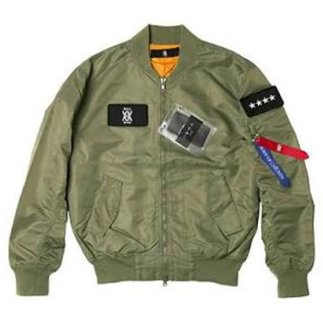 BUMP OF CHICKEN MA-1 カーキ Lサイズ ✨️新品✨️レア品✨️ BUMP OF