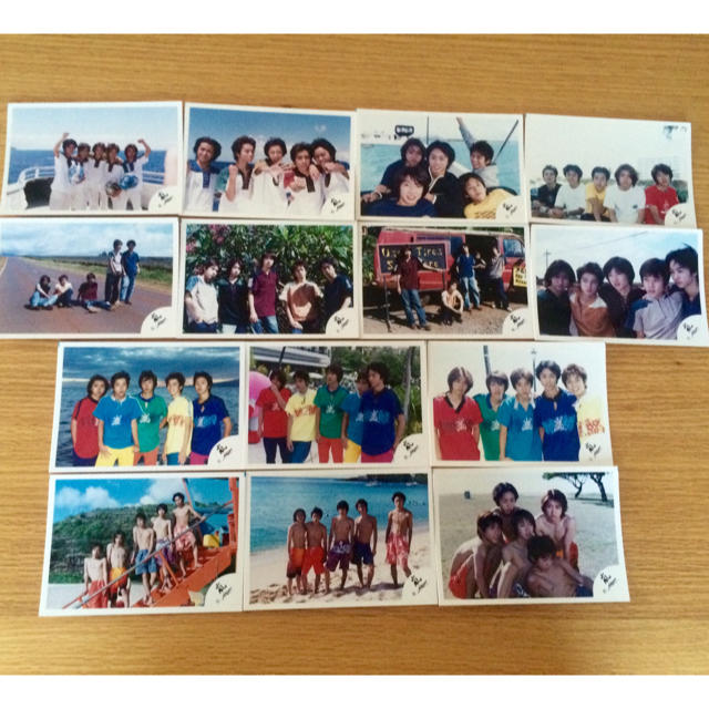 値下げしました】嵐☆公式写真☆嵐ロゴ☆デビュー会見時ハワイ ※水着姿