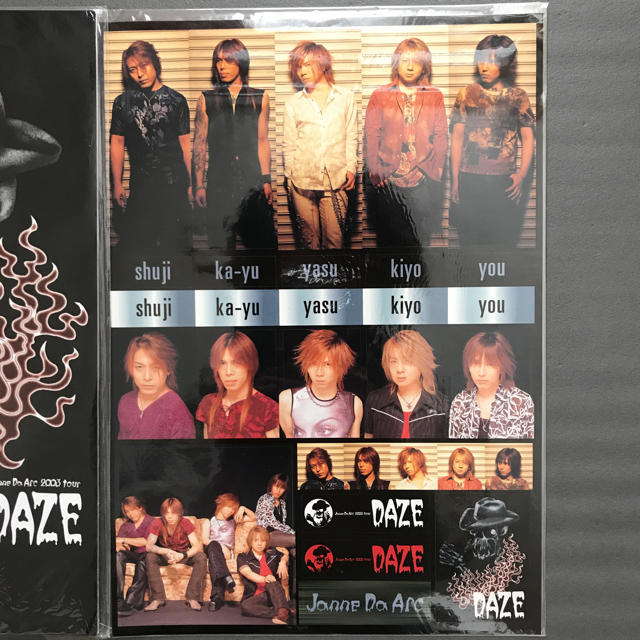 Janne Da Arc A4ステッカーシート11枚セット Janne Da Arc A4
