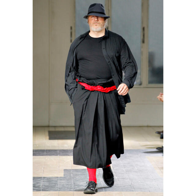 ヨウジヤマモト ウールギャバ 袴パンツ Yohji Yamamoto POUR HOMME