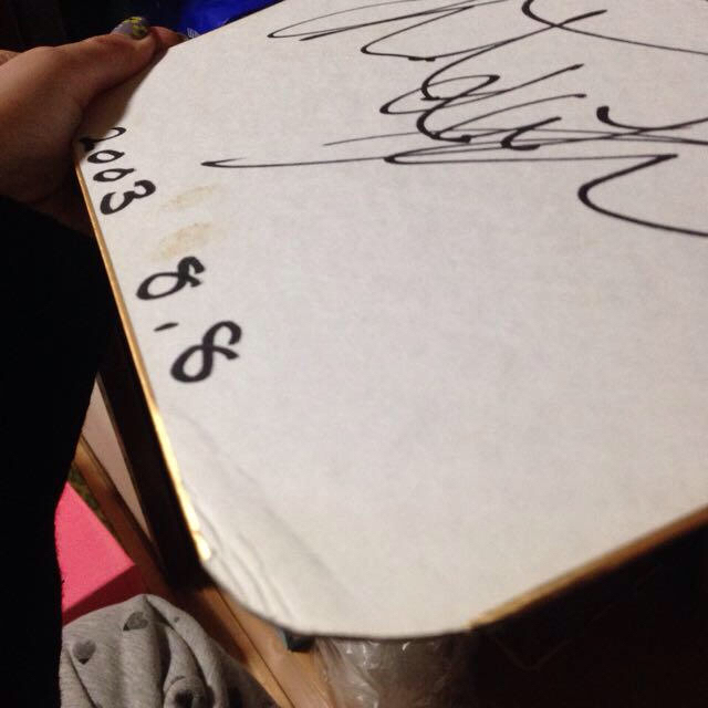 KAT-TUN 上田竜也 サイン色紙 激レア】【美品】KAT-TUN 上田竜也 直筆