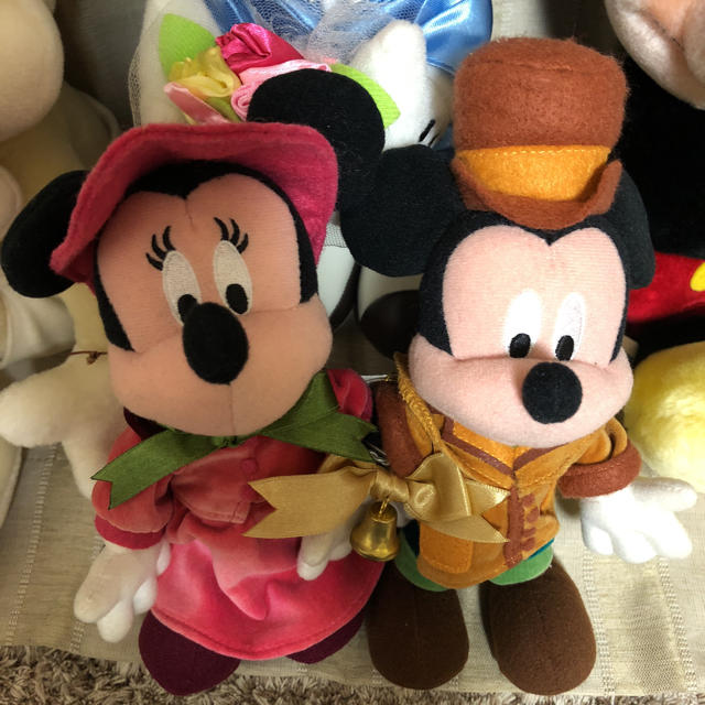 激レア】レトロなミッキーミニー針金入りぬいぐるみ 激レア】レトロな