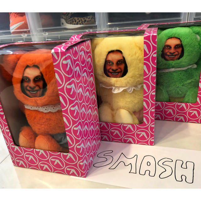 Aphex Twin Donkey Rhubard Bear ぬいぐるみ 3体 Aphex Twin Donkey