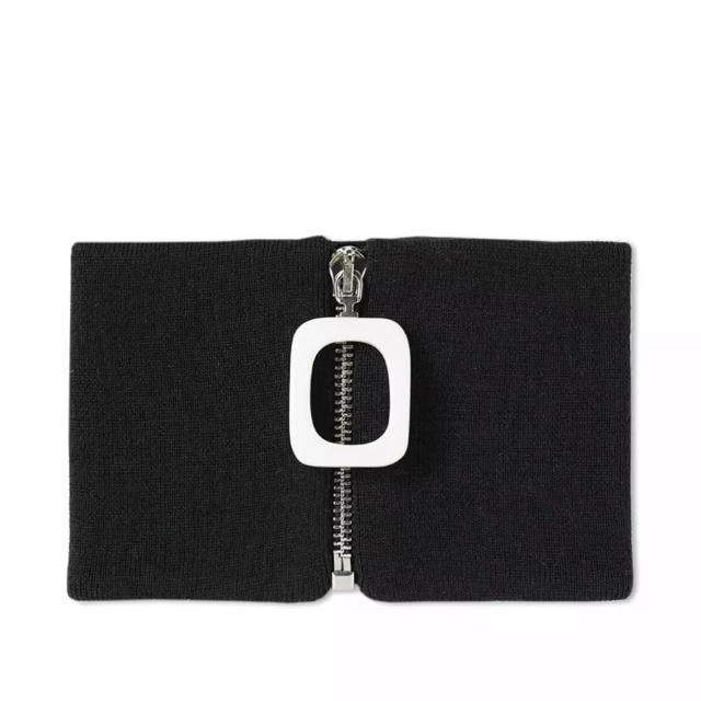 J.W.Anderson Zip Neckband Black