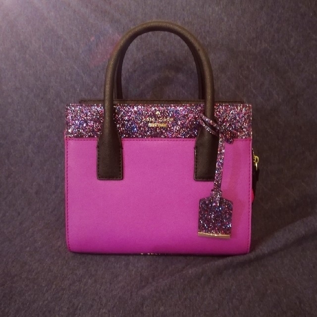 Kate Spade CAMERON STREET GLITTER Pink PURPLE small BYRDIE kate