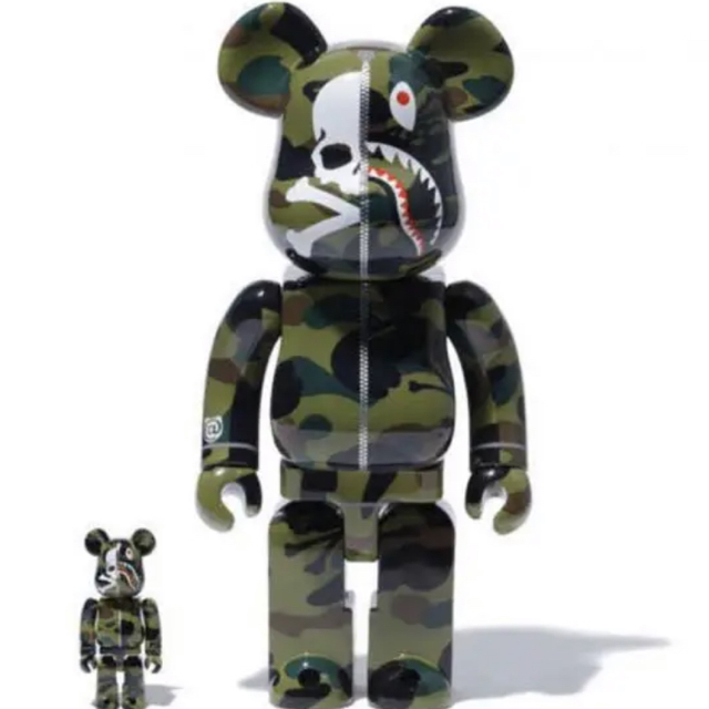 マスターマインド × APE ベアブリック be@rbrick mastermind 1000 ％ A