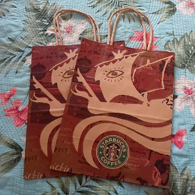 Starbucks Coffee - スターバックス スタバ 旧ロゴ 紙袋 ⑪ 2004の通販