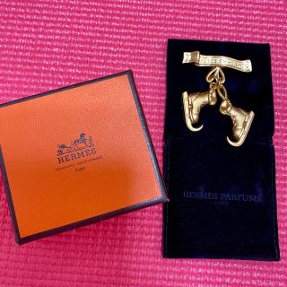 HERMES エルメス アイススケート靴 ブローチ 作品名 エルメスの祝祭