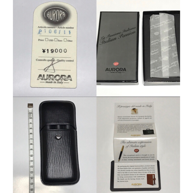 apollosさま】AURORA 万年筆 【専用ケース付き】 AURORA - AURORA