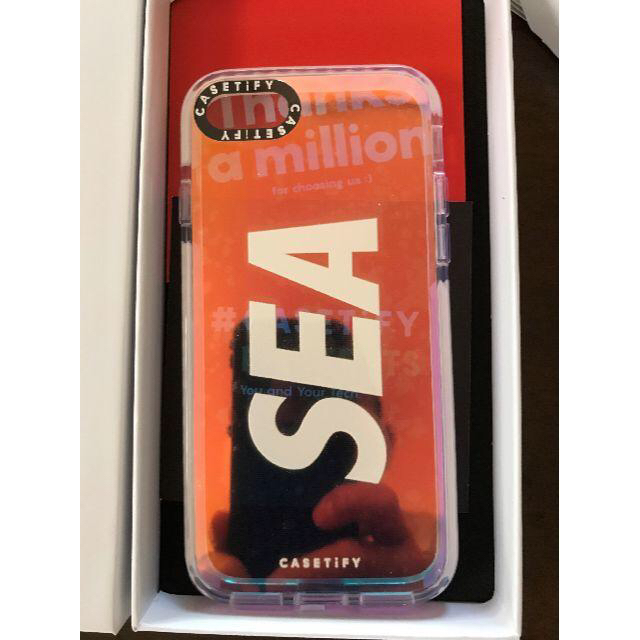 WIND AND SEA CASETiFY iPhone SE ケース オーロラ スマホアクセサリー