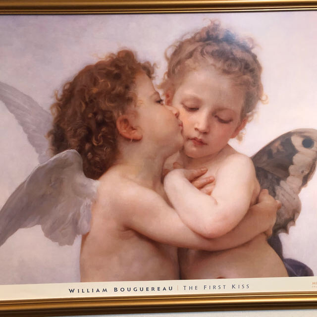 天使のキス アート作品 50x70cm 天使のキス アート作品 50x70cm 天使の