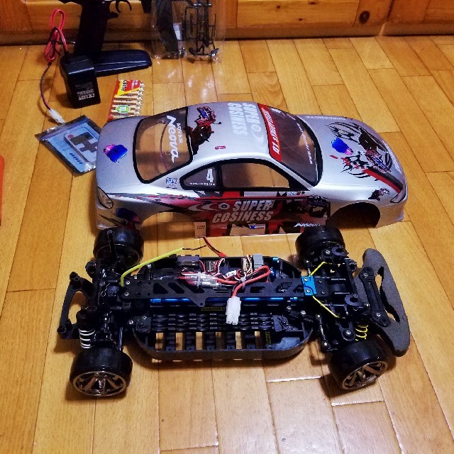 タミヤ TT01 ドリフト ラジコン フルセット 電飾 ボディ ドリパケ