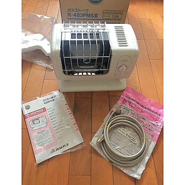 都市ガス13A用 ガスストーブ R-483PMSⅢ リンナイ□未使用品！