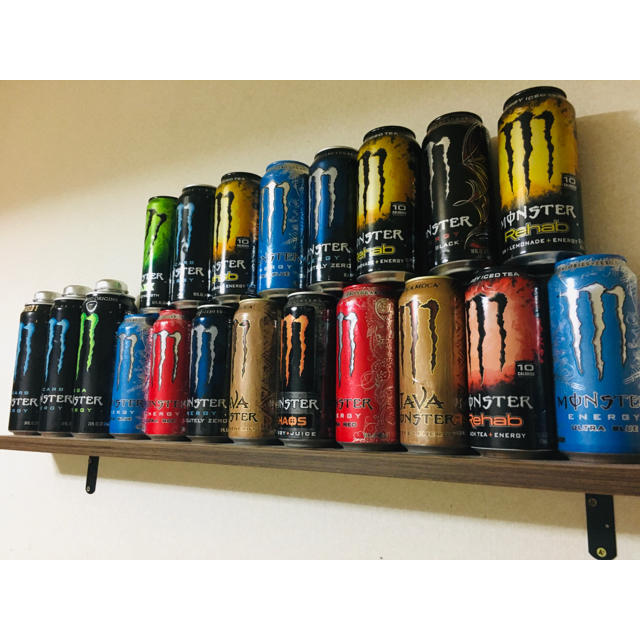 海外版モンスターエナジー 空き缶20本 MONSTER ENERGYの通販 by のん