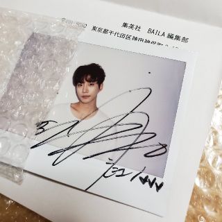 2PMウヨン 直筆サイン入りチェキ② 2PM ウヨン サイン入りスリーブケース