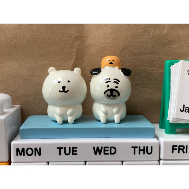 自分ツッコミくま ブロックカレンダーの通販 by okai3's shop｜ラクマ