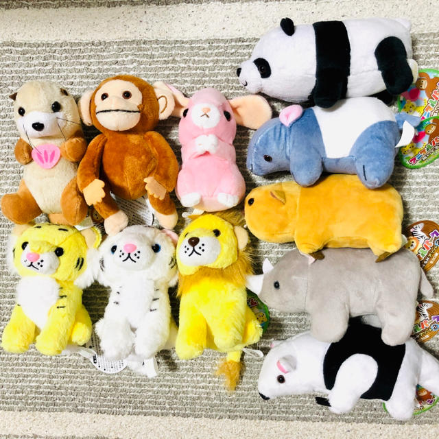 新品タグ付き】アニマルパークぬいぐるみアソート ラッコ