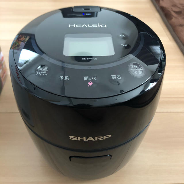 SHARP】ヘルシオ ホットクック KN-HW10E 水なし自動調理鍋 ブラック