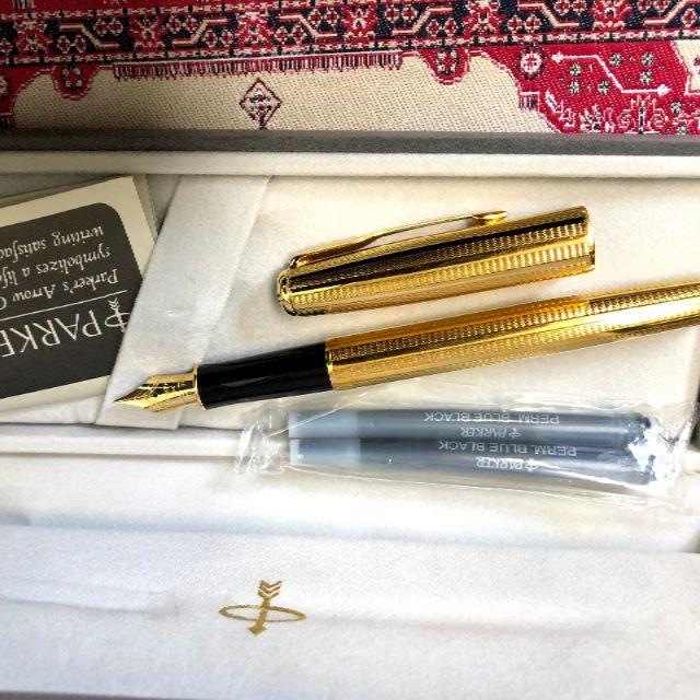 パーカーPARKER ソネット ゴールド カスケード 万年筆 18K