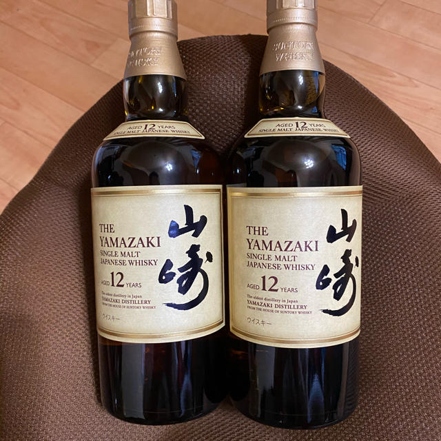 山崎 12年 日本ウイスキー 2本セット 箱無し サントリー山崎12年 2本