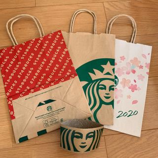 Starbucks Coffee - スタバのショッパー(紙袋)3種類とスリーブの通販