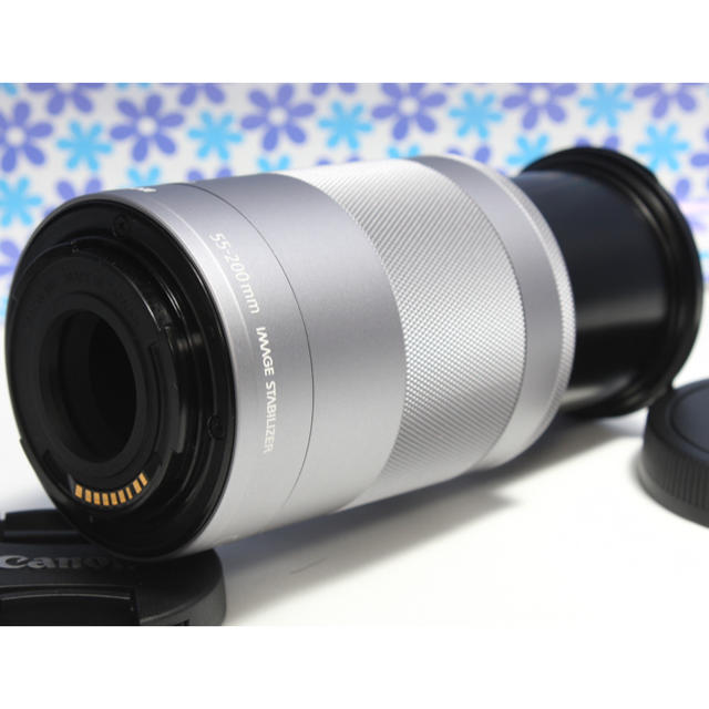 ミラーレス望遠☆キャノン EF-M 55-200mm IS STM☆手振れ補正☆