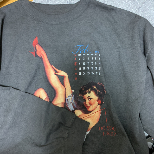 DAIRIKU Pinup Girl Long Sleeve Tee ロンT