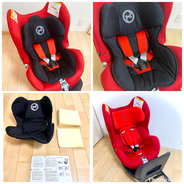 サイベックスシローナ赤cybex sirona isofix red