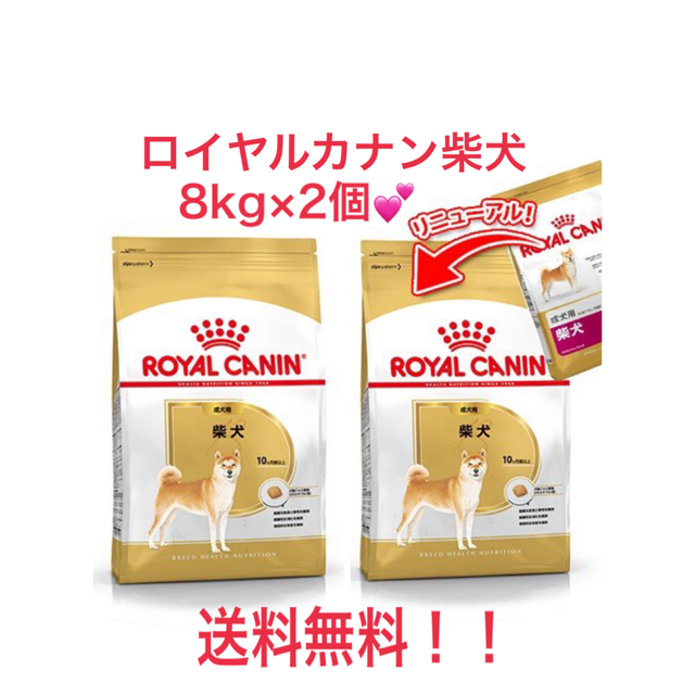ROYAL CANIN 柴犬用ドッグフード 8kg×2個セット