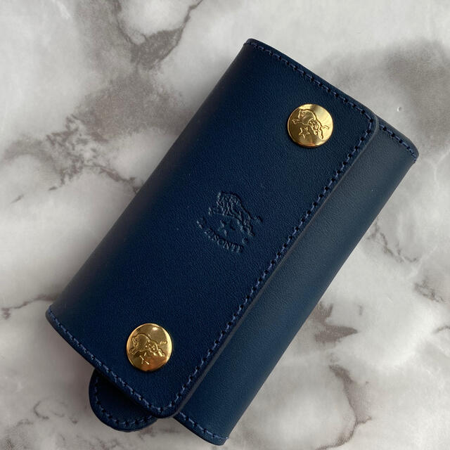 IL BISONTE - ☆新品未使用☆ イルビゾンテ 6連キーケース ネイビー