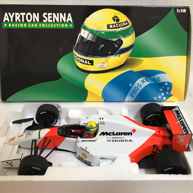 ミニチャンプス アイルトンセナ 1/18 マクラーレンホンダ MP4/7