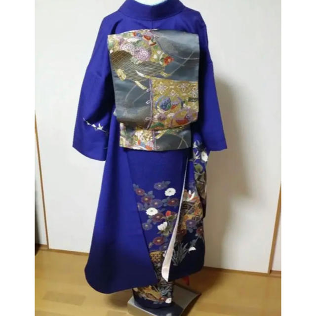 振袖 と帯の二点セット 正絹