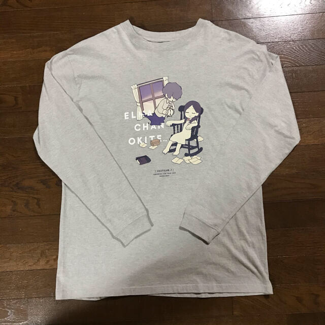 衣類 suisデザイン 注文 夜以外もよく眠るエルマちゃんロングTシャツ