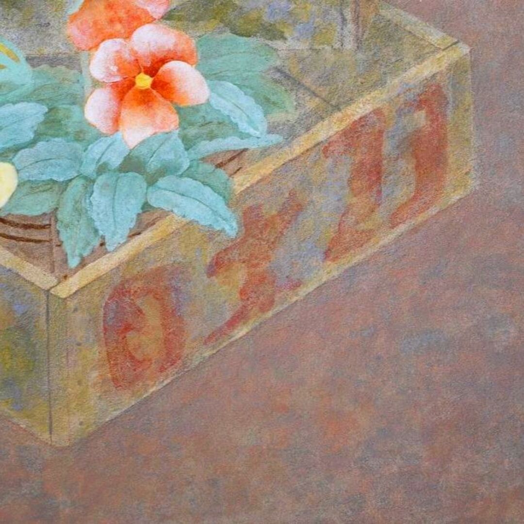 作品名 高品質 「宝石箱」 岩絵の具 日本画 額入り