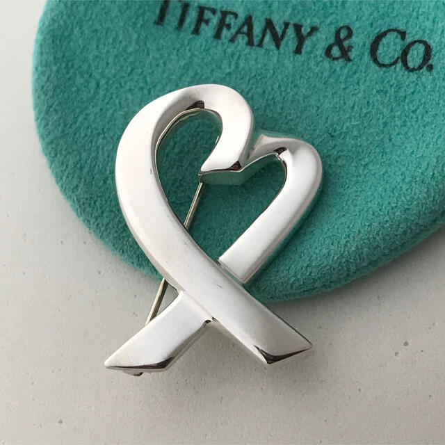 Tiffany & Co. - Tiffany ラビングハートブローチの通販 by こうふくや