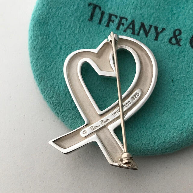 Tiffany & Co. - Tiffany ラビングハートブローチの通販 by こうふくや
