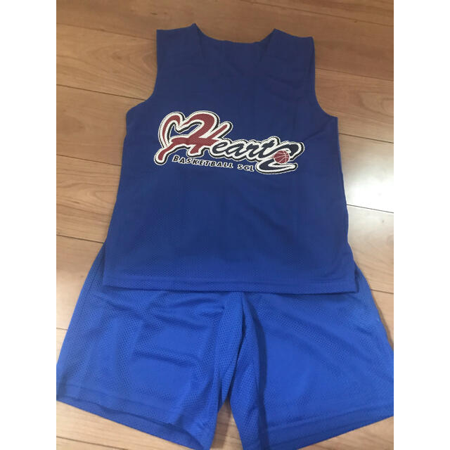 バスケットボール スクール ハーツ ユニフォーム 上下サイズ145