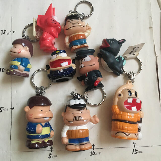 天才バカボン キーホルダー 7体セット 天才バカボン キーホルダー 7体