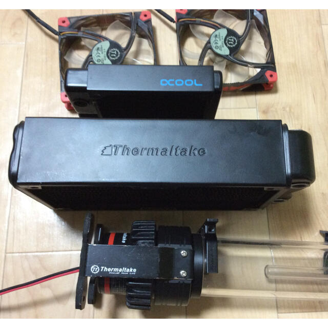 本格水冷. thermaltake . ポンプ リザーバー. ラジエーターの通販 by