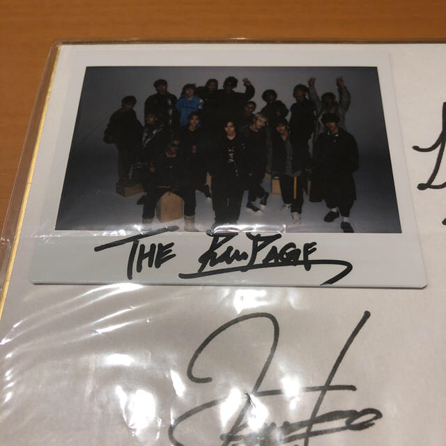 THE RAMPAGE RIKU チェキ 直筆サイン THE RAMPAGE ショップ RIKU