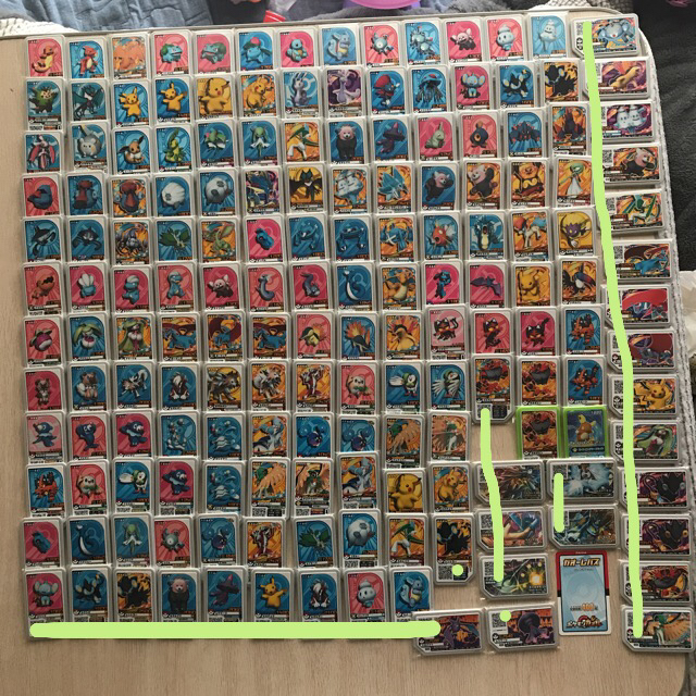 写真確認用ポケモンガオーレ引退品大量セット②