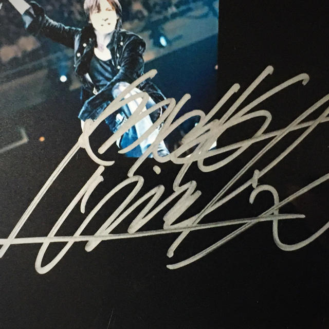 氷室京介さん直筆サイン入り写真の通販 by ボスnan's shop｜ラクマ