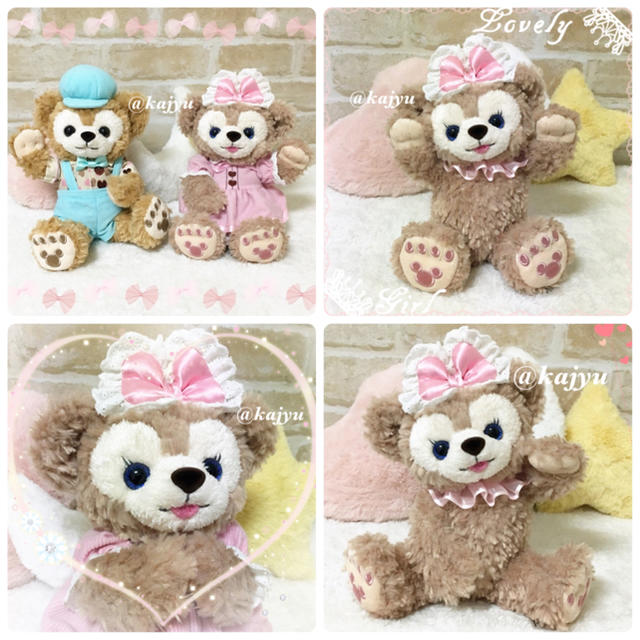 香港ディズニー シェリーメイ SS ぬいぐるみ バレンタイン リメイク