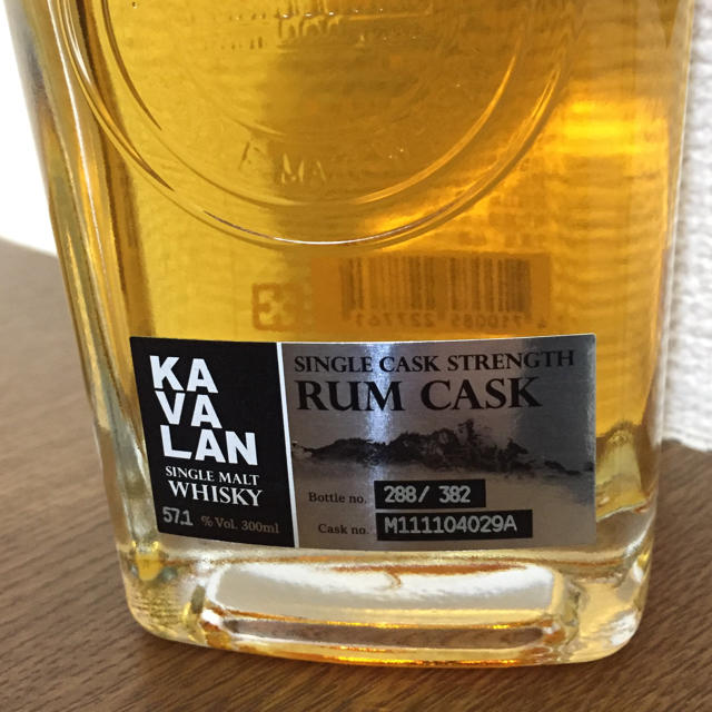 限定品 カバラン KAVALAN 蒸溜所限定ラムカスク 新品未開栓 300ml