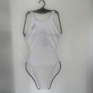 ASICS 競泳水着 ハイドロCD AMA55T 3Sサイズ ホワイト ASICS 競泳水着