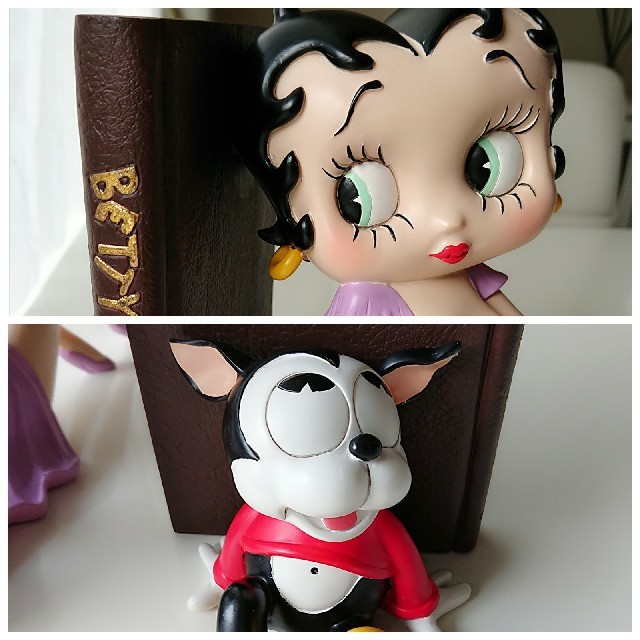 betty boopベティちゃん レア✨ブックエンドフィギュア❤️